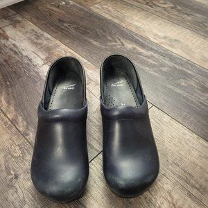 Dansko Navy Blue Mules